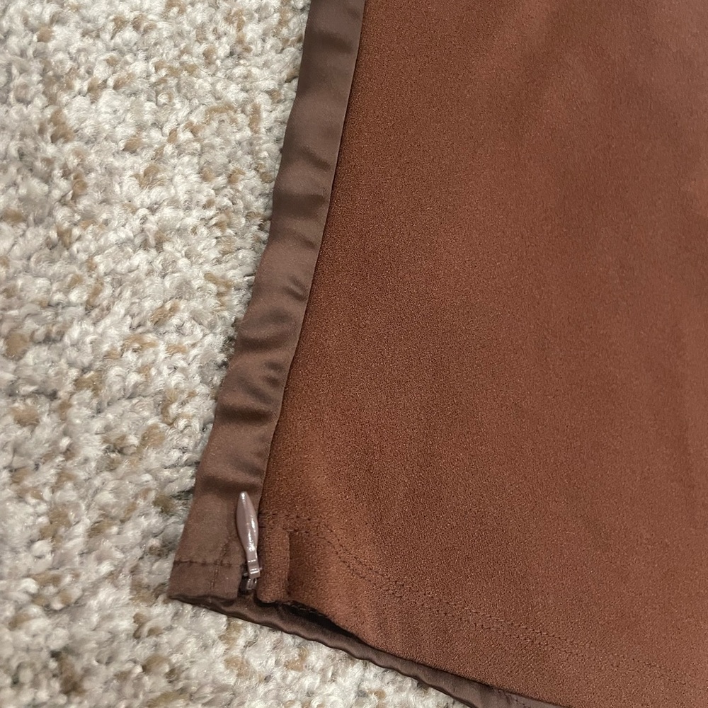 Anthropologie Porridge Satin Corset Top Brown Size Large - Picture 5 of 8